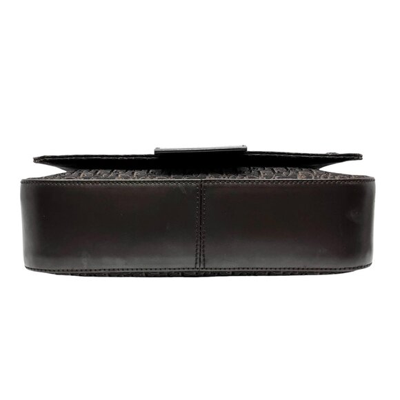 Christian Dior Vintage 2002 Trotter Monogram Shoulder Bag Brown Canvas  [105273] - Picture 11 of 12